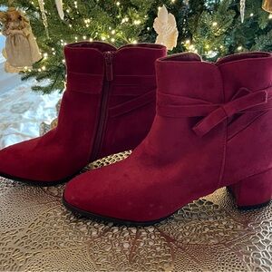 Red Women's Ankle Boots
